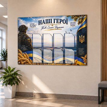 Стенд &laquo;Герої серед нас&raquo; для фото Захисників України 40021 фото